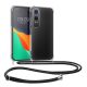 Kwmobile калъф с връзка за OnePlus Nord CE4 Lite, прозрачен/черен, силиконов, KWM000022VA001C