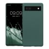 Kwmobile калъф за Google Pixel 6a, зелен, силиконов, KWM000015OO023C