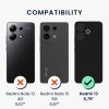 Kwmobile калъф за Xiaomi Redmi 13, черен, силиконов, KWM000020QI001C