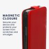 Kwmobile калъф за Samsung Galaxy Xcover 5, червен, еко кожа/силикон, KWM000012NW003C