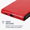 Kwmobile Кейс за Samsung Galaxy A54 5G, Червен, Еко кожа/Силикон, KWM000018TT003C