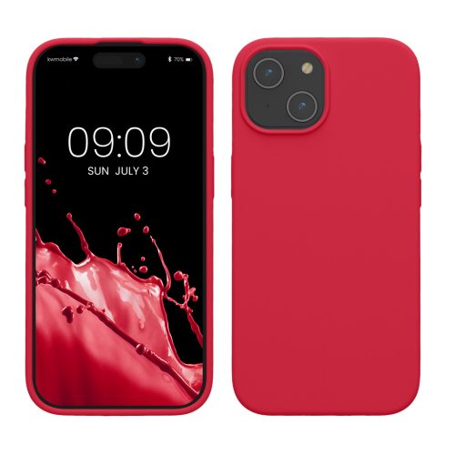 Kwmobile калъф за Apple iPhone 15, розов, силиконов, KWM000020CA011C