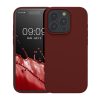 Kwmobile калъф за Apple iPhone 15 Pro, тъмночервен, силиконов, KWM000020CC040C