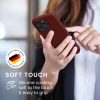 Kwmobile калъф за Apple iPhone 15 Pro, тъмночервен, силиконов, KWM000020CC040C