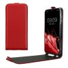 Kwmobile Кейс за Samsung Galaxy A15 5G, Червен, Екокожа/Силикон, KWM000021OM003C