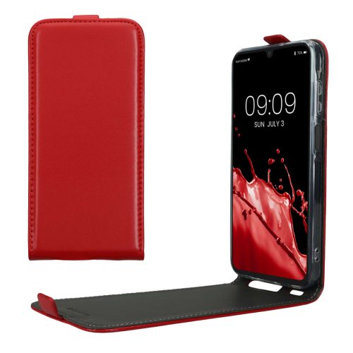 Kwmobile Кейс за Samsung Galaxy A15 5G, Червен, Екокожа/Силикон, KWM000021OM003C