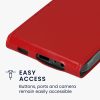 Kwmobile Кейс за Samsung Galaxy A15 5G, Червен, Екокожа/Силикон, KWM000021OM003C