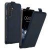 Kwmobile Кейс за Samsung Galaxy A55 5G, Тъмно син, Еко кожа/Силикон, KWM000021OP002C