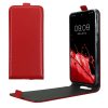 Kwmobile Кейс за Samsung Galaxy A55 5G, Червен, Екокожа/Силикон, KWM000021OP003C