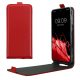 Kwmobile Кейс за Samsung Galaxy A55 5G, Червен, Екокожа/Силикон, KWM000021OP003C