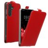 Kwmobile Кейс за Samsung Galaxy A55 5G, Червен, Екокожа/Силикон, KWM000021OP003C