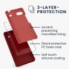 Kwmobile калъф за Google Pixel 6a, червен, силиконов, KWM000015FZ060C