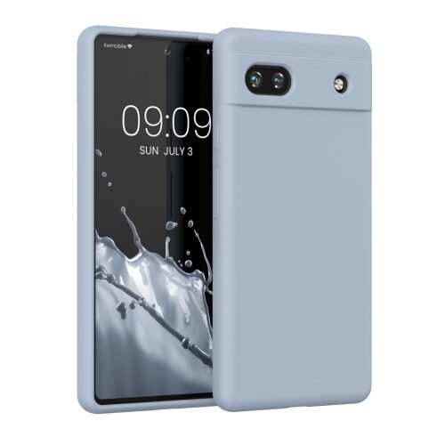 Kwmobile калъф за Google Pixel 6a, светло син, силиконов, KWM000015FZ061C