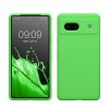 Kwmobile калъф за Google Pixel 7a, зелен, силиконов, KWM000019YE051C