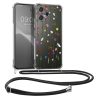 Kwmobile калъф с връзка за връзка за Xiaomi Redmi 12, многоцветен, силиконов, KWM0000209P003C
