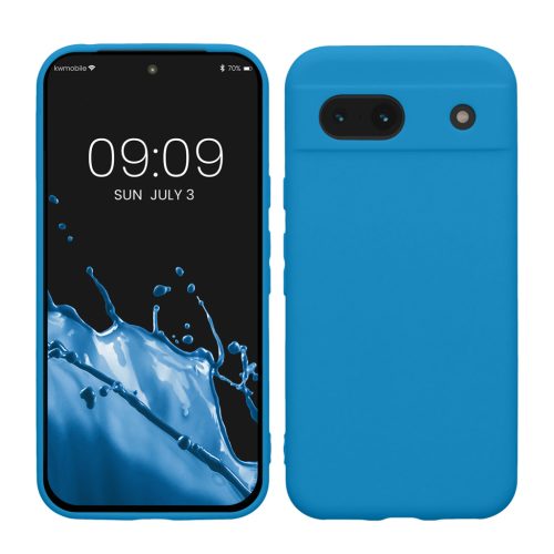 Kwmobile калъф за Google Pixel 8a, син, силиконов, KWM000020KU029C