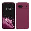 Kwmobile калъф за Google Pixel 8a, цвят череша, силикон, KWM000020KU030C
