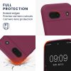 Kwmobile калъф за Google Pixel 8a, цвят череша, силикон, KWM000020KU030C
