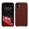 Kwmobile калъф за Apple iPhone 11, тъмночервен, силиконов, KWM000010EY113C