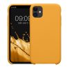 Kwmobile калъф за Apple iPhone 11, оранжев, силиконов, KWM000010EY114C