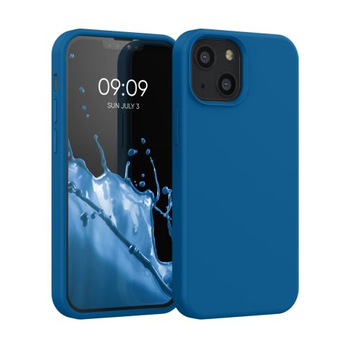Kwmobile калъф за Apple iPhone 13 Mini, син, силиконов, KWM000013OU061C