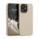 Kwmobile калъф за Apple iPhone 13 Pro, кремав, силиконов, KWM000013OX053C