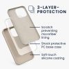 Kwmobile калъф за Apple iPhone 13 Pro, кремав, силиконов, KWM000013OX053C