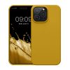 Kwmobile калъф за Apple iPhone 14 Pro Max, жълт, силиконов, KWM000016NL046C
