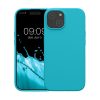 Kwmobile калъф за Apple iPhone 15, светло син, силиконов, KWM000020CA016C