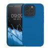 Kwmobile калъф за Apple iPhone 15 Pro, син, силиконов, KWM000020CC046C