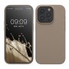 Kwmobile калъф за Apple iPhone 15 Pro, бежов, силиконов, KWM000020CC047C