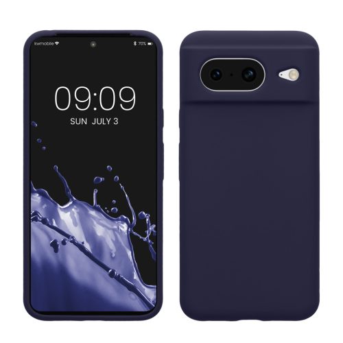 Kwmobile калъф за Google Pixel 8, тъмносин, силиконов, KWM000020JF038C