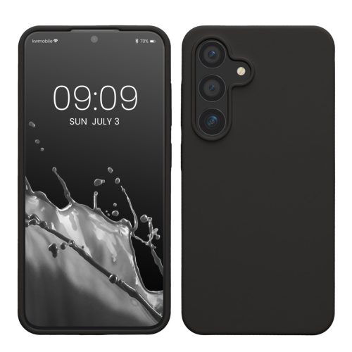 Kwmobile калъф за Samsung Galaxy S24, тъмносив, силиконов, KWM000021KW019C