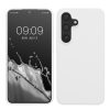 Kwmobile калъф за Samsung Galaxy S24, бял, силиконов, KWM000021KW020C