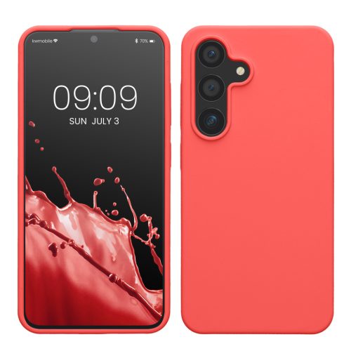 Kwmobile калъф за Samsung Galaxy S24, розов, силиконов, KWM000021KW021C