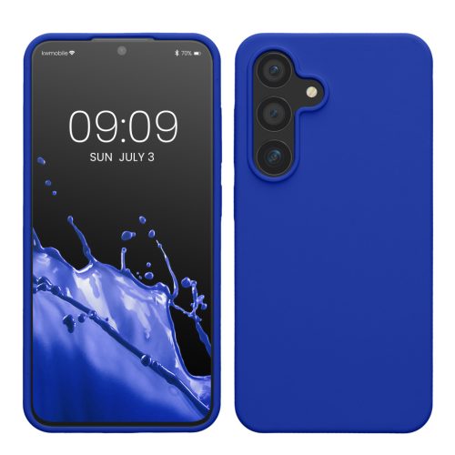 Kwmobile калъф за Samsung Galaxy S24, син, силиконов, KWM000021KW022C
