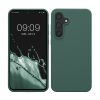 Kwmobile калъф за Samsung Galaxy S24 FE, зелен, силиконов, KWM000021WA009C