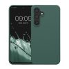 Kwmobile калъф за Samsung Galaxy S24 FE, зелен, силиконов, KWM000021WA009C