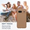 Kwmobile калъф за Google Pixel 8a, кремав, силиконов, KWM000020KU035C