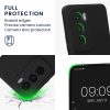 Kwmobile калъф за OPPO Reno12, черен, силиконов, KWM000020QO001C