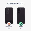 Kwmobile калъф за OPPO Reno12, черен, силиконов, KWM000020QO001C