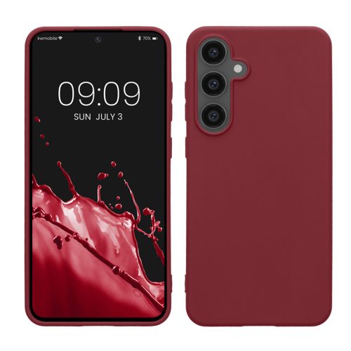 Kwmobile калъф за Samsung Galaxy S24 FE, лилав, силиконов, KWM000021WC003C