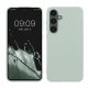 Kwmobile калъф за Samsung Galaxy S24 FE, светло зелен, силиконов, KWM000021WC004C