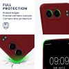 Kwmobile калъф за OnePlus Nord 4, тъмночервен, силиконов, KWM000022VI003C