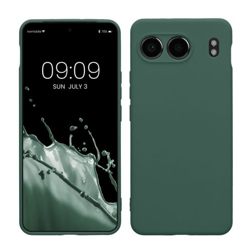 Kwmobile калъф за OnePlus Nord 4, зелен, силиконов, KWM000022VI004C