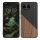 Kwmobile калъф за OnePlus Nord 4, кафяв/черен, дърво/силикон, KWM000022VK001C