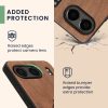 Kwmobile калъф за OnePlus Nord 4, кафяв, дърво/силикон, KWM000022VM001C
