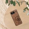 Kwmobile калъф за OnePlus Nord 4, кафяв, дърво/силикон, KWM000022VM001C