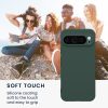 Kwmobile калъф за Google Pixel 9 Pro XL, тъмнозелен, силиконов, KWM000020PU010C