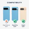 Kwmobile калъф за Google Pixel 9/Pixel 9 Pro, кафяв, дърво/силикон, KWM000020PJ003C